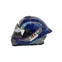 Capacete Fechado Racer1 Rc1 Octane Azul Cinza Vermelho Mais Viseira Rc1 Fume