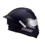 Capacete Fechado Racer1 Rc1 Preto Fosco Mais Viseira Rc1 Fumê