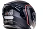 Capacete Fechado Racer1 Rc2 Start Brave Preto Cinza Vermelho