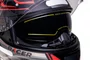 Capacete Fechado Racer1 Rc2 Start Spirit Preto Cinza Vermelho