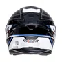 Capacete Aberto Racer1 Rc3 Wind-R Horizon Preto Branco Vermelho Azul