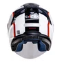 Capacete Aberto Racer1 Rc3 Wind-R Voyager Branco Vinho Preto Laranja