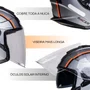 Capacete Aberto Racer1 Rc3 Wind-R Voyager Cinza Preto Laranja