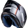 Capacete Aberto Racer1 Rc3 Wind-R Voyager Cinza Preto Laranja