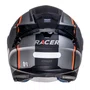 Capacete Aberto Racer1 Rc3 Wind-R Voyager Cinza Preto Laranja