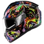 Capacete Fechado Shark Ridill 2 Raging Beast Preto Roxo