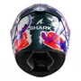 Capacete Shark Spartan RS Carbon Zarco Signature Branco Roxo
