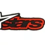 Chaveiro Alpinestars Blaze Preto Vermelho