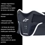 Cinta Abdominal Alpinestars Saturn Preto Branco