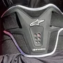 Cinta Abdominal Alpinestars Saturn Preto Branco