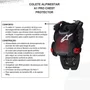 Colete Alpinestars A1 Pro Chest Protector Preto Vermelho