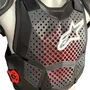 Colete Alpinestars A10 V2 Chest Protector Preto Vermelho