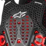 Colete Alpinestars A5 Plasma Chest Protector Preto Vermelho Branco