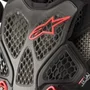 Colete Alpinestars A6 Chest Protector Preto Vermelho