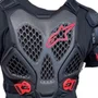 Colete Alpinestars A6 Chest Protector Preto Vermelho