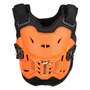 Colete Infantil Motocross Leatt 2.5 Mini Chest Laranja Preto