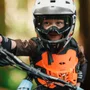 Colete Infantil Motocross Leatt 2.5 Mini Chest Laranja Preto