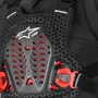 Colete Jaqueta Alpinestars Bionic XTR Plasma Preto Vermelho Branco