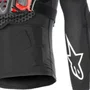 Colete Jaqueta Alpinestars Bionic XTR Plasma Preto Vermelho Branco