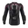 Colete Jaqueta Alpinestars Tech Air Off Road Preto Vermelho