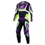 Conjunto ASW Image Cyber Preto Roxo Amarelo Fluo
