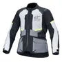 Jaqueta Alpinestars Andes Air Drystar Cinza Gelo Preto