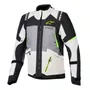 Jaqueta Alpinestars Andes V4 Drystar Cinza Gelo Amarelo