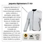 Jaqueta Alpinestars C1 Air cor Prata Silver Original Premium