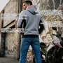Jaqueta Alpinestars Chrome Superairflow Hoodie Preto Cinza