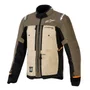 Jaqueta Alpinestars Cusco Drystar Marrom Alumínio Preta