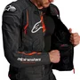 Jaqueta Alpinestars Dusk Airflow Preta Vermelha