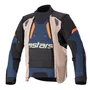Jaqueta Alpinestars Halo Drystar Azul Khaki Laranja