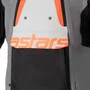 Jaqueta Alpinestars Halo Drystar Cinza Escuro Gelo Preto