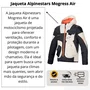 Jaqueta Alpinestars Mogress Air Preta Bege Laranja