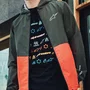 Jaqueta Alpinestars Speeder Windbreaker Verde Militar Laranja