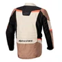 Jaqueta Alpinestars ST 1 WP Caqui Areia Preta Vermelha Fluo