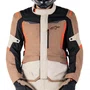 Jaqueta Alpinestars ST 1 WP Caqui Areia Preta Vermelha Fluo