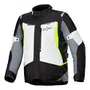 Jaqueta Alpinestars ST 1 WP Cinza Gelo Preta Amarela Fluo