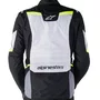 Jaqueta Alpinestars ST 1 WP Cinza Gelo Preta Amarela Fluo