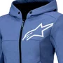 Jaqueta Alpinestars Stella Chrome V2 Sport Hoodie Azul