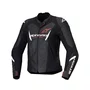 Jaqueta Alpinestars Stella Faster V3 Preto Branco Coral Fluo