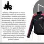 Jaqueta Alpinestars Stella T Dyno WR Preta Vermelha Fucsia