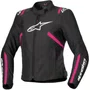 Jaqueta Alpinestars Stella T SPS V2 WP Impermeável Preta Rosa