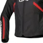 Jaqueta Alpinestars Stella T SPS V2 WP Impermeável Preta Vermelha