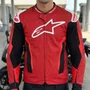 Jaqueta Alpinestars T GP Air Vermelha Fluo Preta