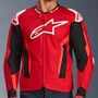 Jaqueta Alpinestars T GP Air Vermelha Fluo Preta