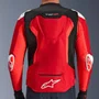 Jaqueta Alpinestars T GP Air Vermelha Fluo Preta