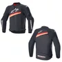 Jaqueta Alpinestars T GP Plus R V4 Airflow Preta Vermelha
