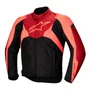 Jaqueta Alpinestars T Jaws V4 WP Preta Vermelha Escura