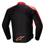 Jaqueta Alpinestars T Jaws V4 WP Preta Vermelha Escura